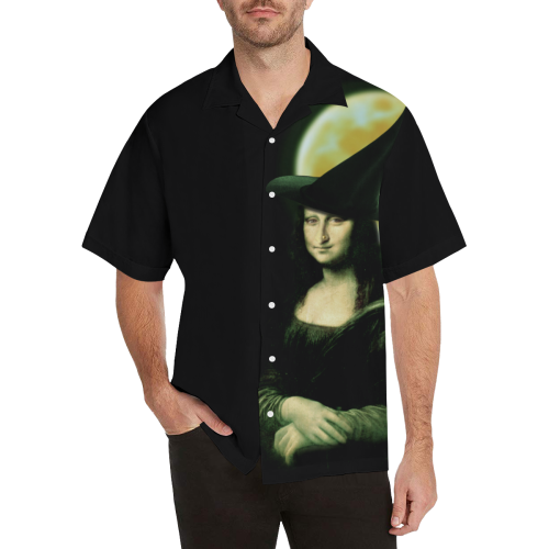 Mona Lisa Halloween Hawaiian Shirt (Model T58)