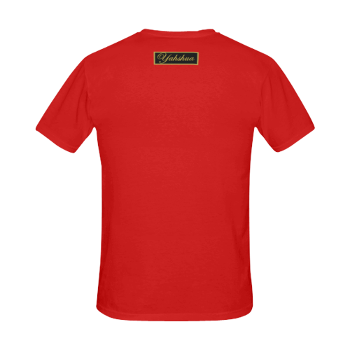 Red All Over Print T-Shirt for Men (USA Size) (Model T40)
