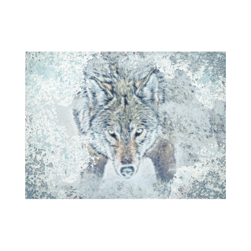 Snow Wolf Placemat 14’’ x 19’’ (Set of 6)