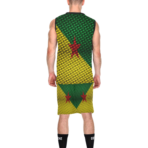 YANAZERLAND All Over Print Basketball Uniform