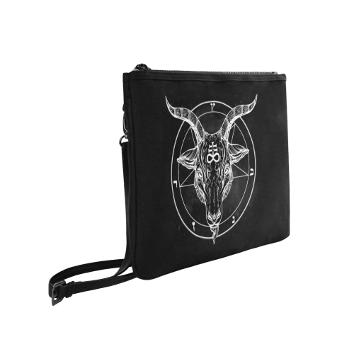 Lucifer Clutch Bag Slim Clutch Bag (Model 1668)