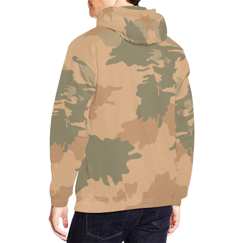 Desert Camouflage All Over Print Hoodie for Men/Large Size (USA Size) (Model H13)