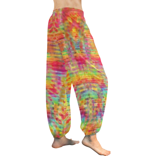 Happy Colour Tie Dye Women's All Over Print Harem Pants (Model L18)
