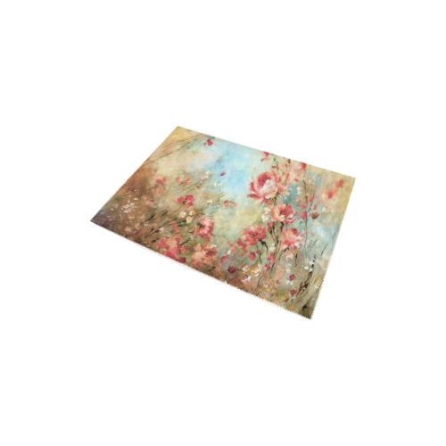 pink watercolor flowers Area Rug 2'7"x 1'8‘’