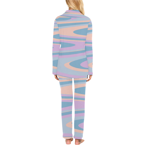 color patterns #pattern Women's Long Pajama Set