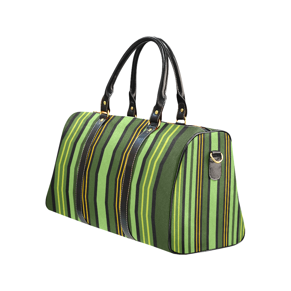 Nature's Stripes New Waterproof Travel Bag/Small (Model 1639) ID