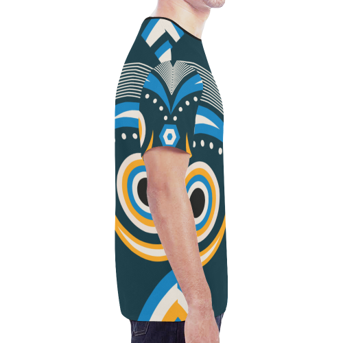 lulua tribal New All Over Print T-shirt for Men/Large Size (Model T45)