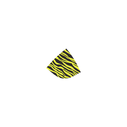 Neon Yellow Zebra Stripes Custom Bikini Swimsuit (Model S01)