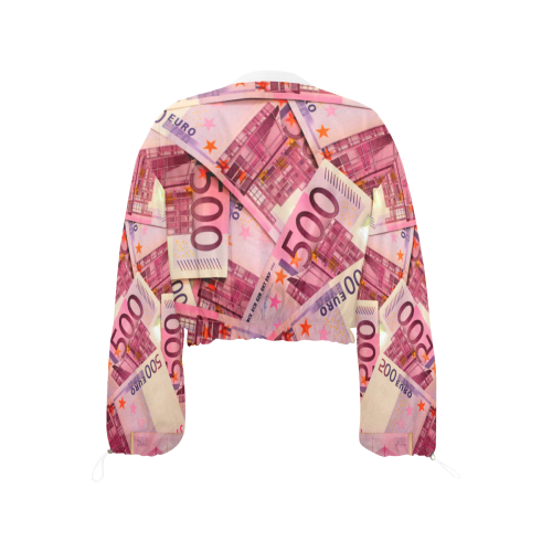 EUROS 8 Cropped Chiffon Jacket for Women (Model H30)