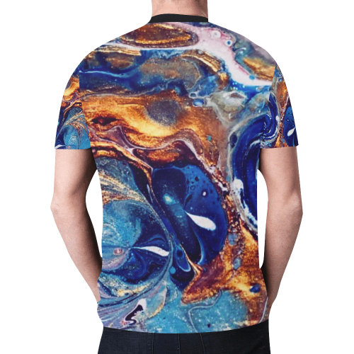 solar flares 1a1 New All Over Print T-shirt for Men/Large Size (Model T45)