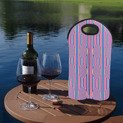 pattern factory 4181B by JamColors 2-Bottle Neoprene Wine Bag