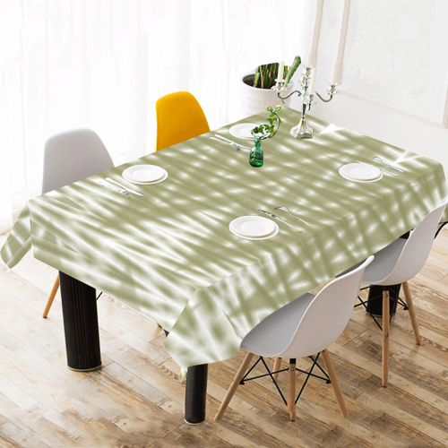 Zig Zag 1 Cotton Linen Tablecloth 60"x120"