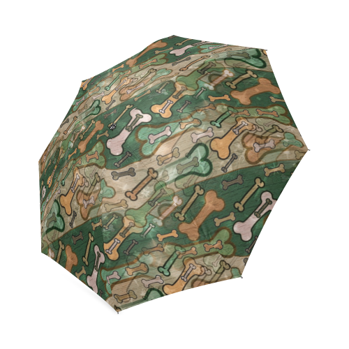 Bones camouflage by Nico Bielow Foldable Umbrella (Model U01)