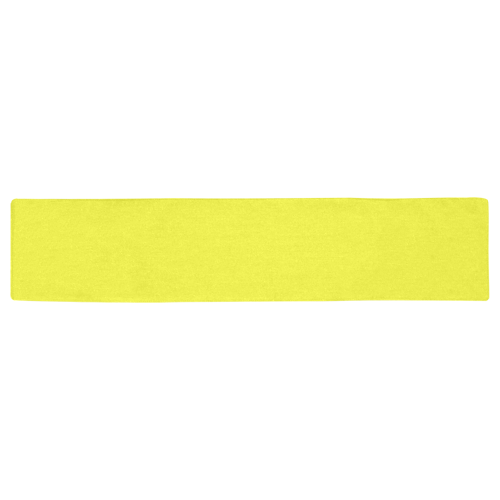 color maximum yellow Table Runner 16x72 inch