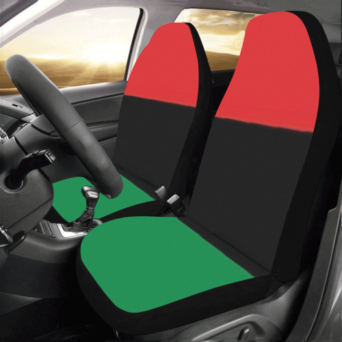 African Colors Print Car Seat Covers (Set of 2)