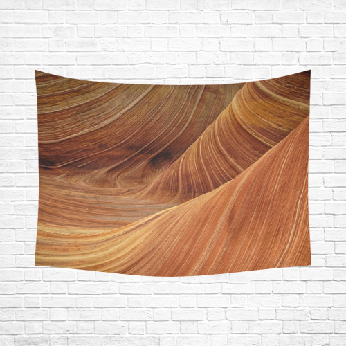 Sandstone Cotton Linen Wall Tapestry 80"x 60"