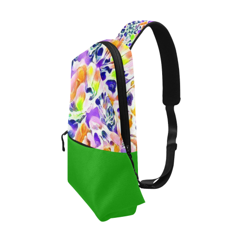 Floral Summer Greetings 1B  by JamColors Chest Bag (Model 1678)