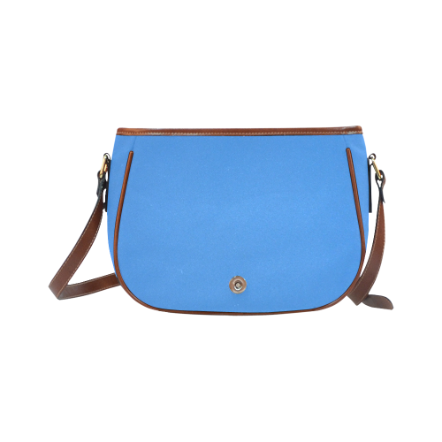 basic blue solid color Saddle Bag/Large (Model 1649)