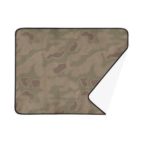 Germany WWII Sumpfmuster 43 camouflage Beach Mat 78"x 60"