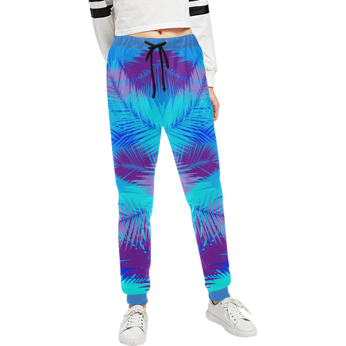 Summer Island pop art design Unisex All Over Print Sweatpants (Model L11)