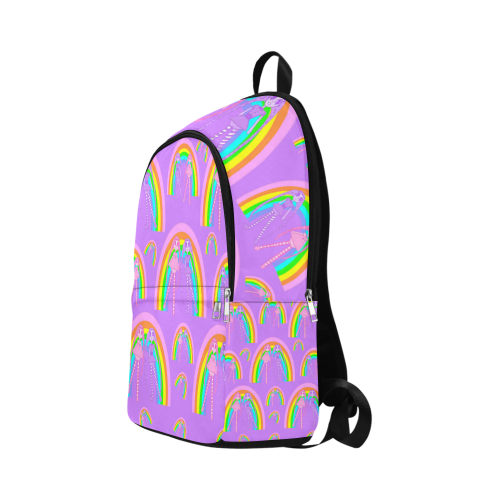 rainbowlollidollvioletbookbag Fabric Backpack for Adult (Model 1659)
