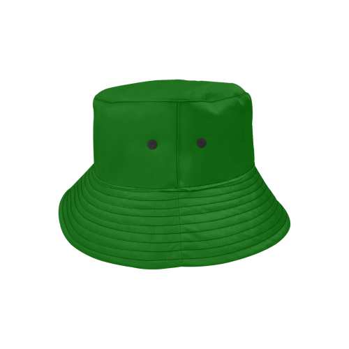 color dark green All Over Print Bucket Hat