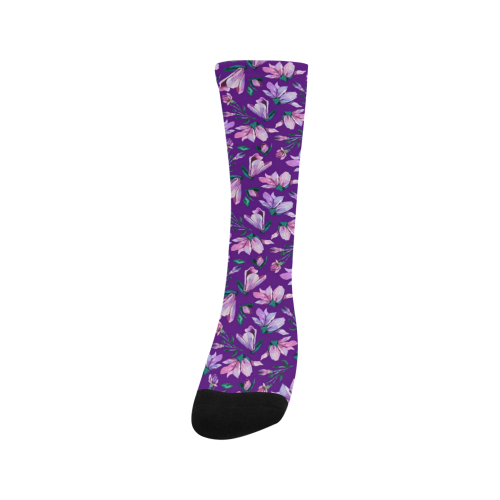 Purple Spring Men's Custom Socks