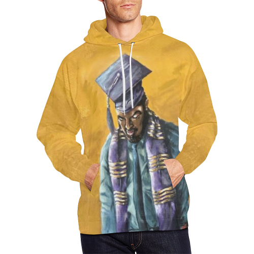 Graduation: Hoodie All Over Print Hoodie for Men/Large Size (USA Size) (Model H13)