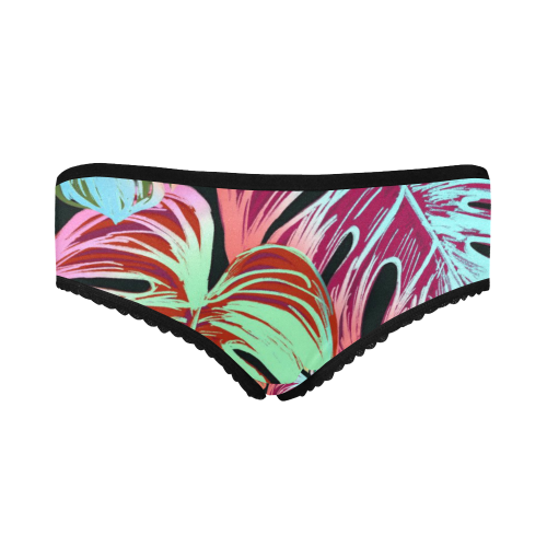 Pretty Leaves A by JamColors Women's All Over Print Classic Briefs (Model L13)