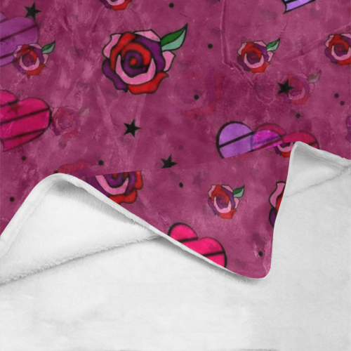 Rosel by Popart Lover Ultra-Soft Micro Fleece Blanket 60"x80"