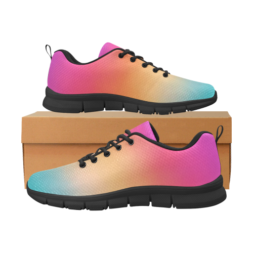 Sunset Women's Running Shoe Women's Breathable Running Shoes (Model 055)