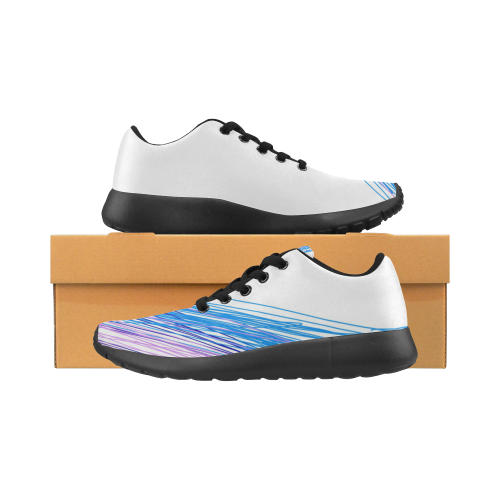 Design shoe blue white Women’s Running Shoes (Model 020)