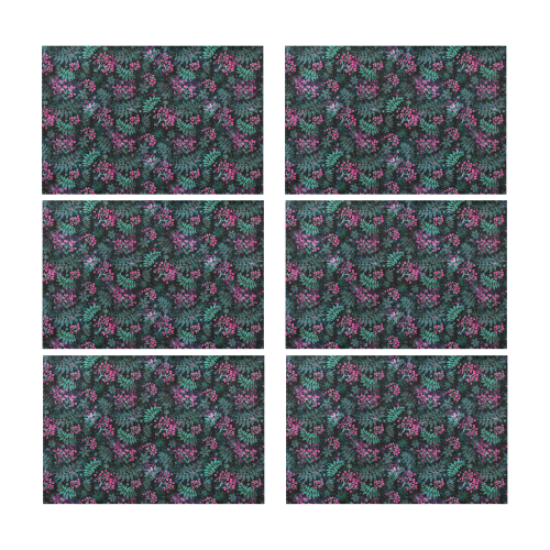 Winter Pattern by K.Merske Placemat 12’’ x 18’’ (Set of 6)