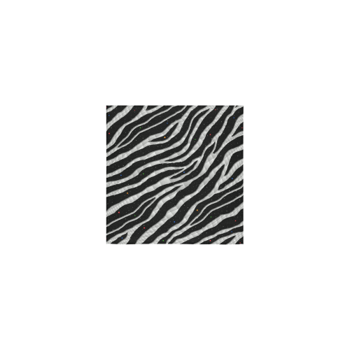 Ripped SpaceTime Stripes - White Square Towel 13“x13”