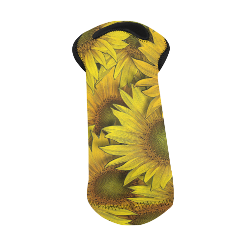 Surreal Sunflowers Neoprene Wine Bag