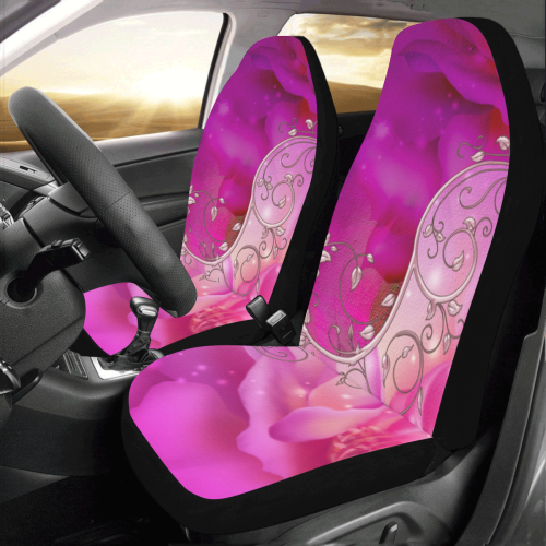 Wonderful floral design Car Seat Covers (Set of 2)