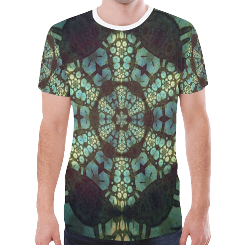 mandale New All Over Print T-shirt for Men/Large Size (Model T45)