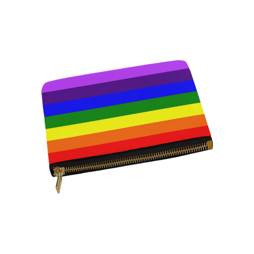 Rainbow Flag (Gay Pride - LGBTQIA+) Carry-All Pouch 9.5''x6''