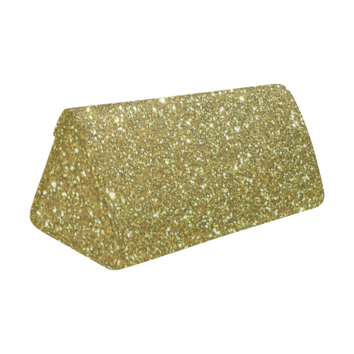 "gold glitter" Custom Foldable Glasses Case