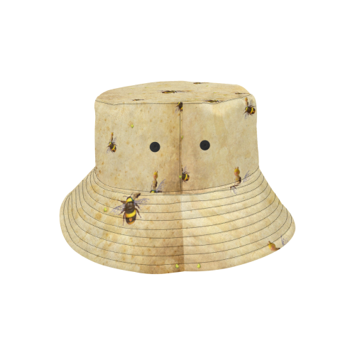 Daisy's Bees All Over Print Bucket Hat for Men