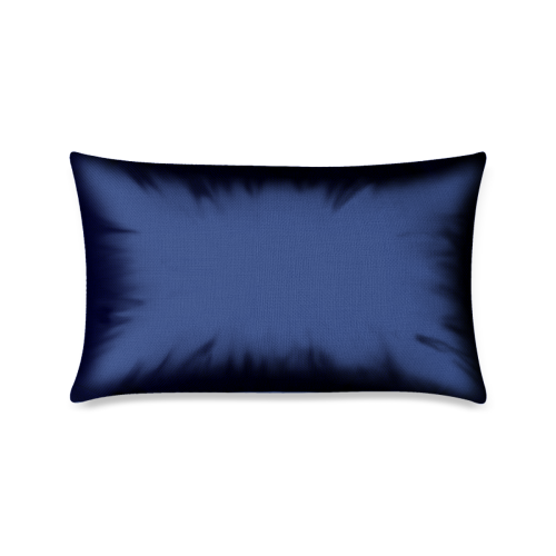 Porcelain Blue Custom Zippered Pillow Case 16"x24"(One Side Printing)