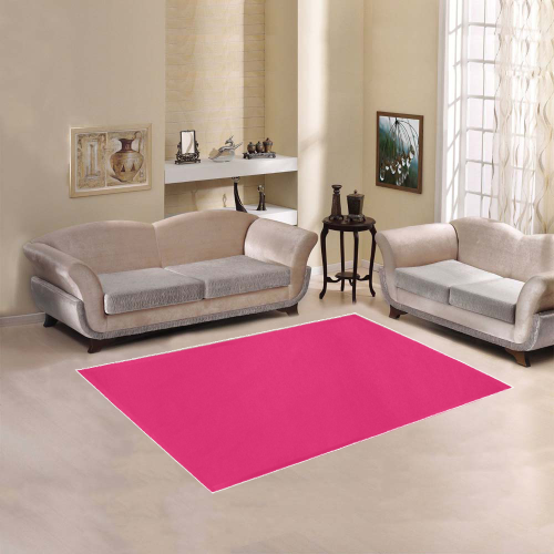 color ruby Area Rug 5'3''x4'