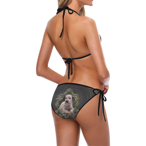 Cute dalmatian Custom Bikini Swimsuit (Model S01)