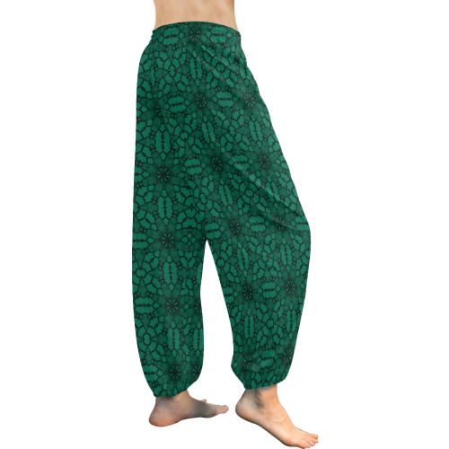 Lush Meadow Lace Women's All Over Print Harem Pants (Model L18)
