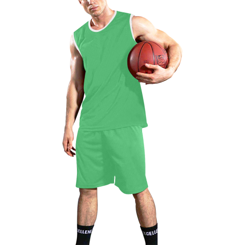 color Paris green All Over Print Basketball Uniform