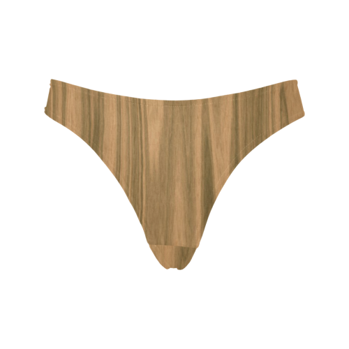 wooden structure Women's All Over Print Thongs (Model L30)