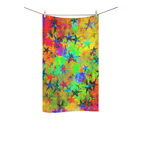 stars and texture colors Custom Towel 16"x28"