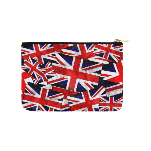 Union Jack British UK Flag Carry-All Pouch 9.5''x6''