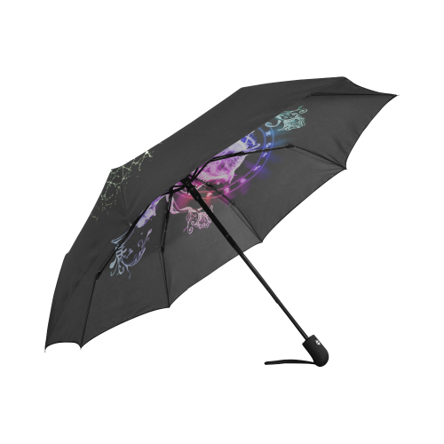 Colorful owl Auto-Foldable Umbrella (Model U04)