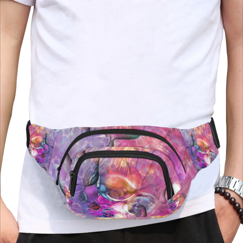 Butterfly Space by Nico Bielow Fanny Pack/Small (Model 1677)